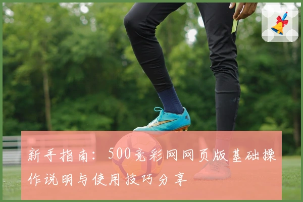 新手指南：500竞彩网网页版基础操作说明与使用技巧分享