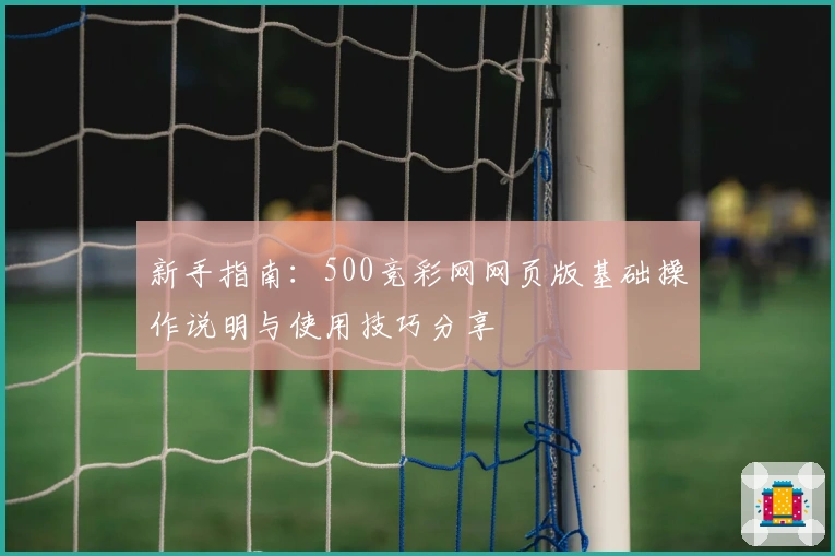 新手指南：500竞彩网网页版基础操作说明与使用技巧分享
